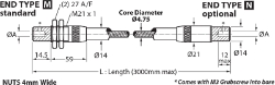 Ondrives Precision Gears and Gearboxes Part number  FD16C3000MM