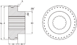 Ground Helical Gears Precision from Ondrives UK precision gear and gearbox manufacturer