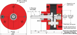 inline gear reducer gearbox servo Precision from Ondrives UK precision gear and gearbox manufacturer