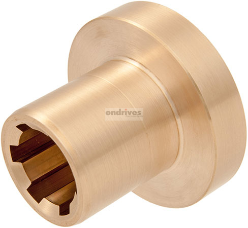 Straight Sided Splined Flange Type Bushes ISO 14 (DIN 5463)