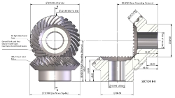 DIN 5480 N W Spline Hub Shaft from Ondrives UK precision gear and gearbox manufacturer