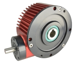 High Ratio Hypoid gearbox reducer shaft input and bore output compact design made by Ondrives Precision Gears and Gearboxes